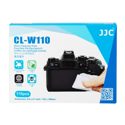 JJC CL-W110 110x vlhčené čistící ubrousky pro optiku