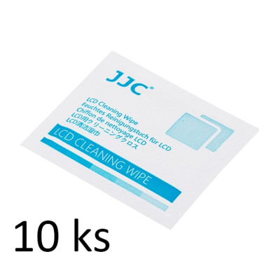 JJC CL-W10 10x vlhčené čistící ubrousky pro optiku