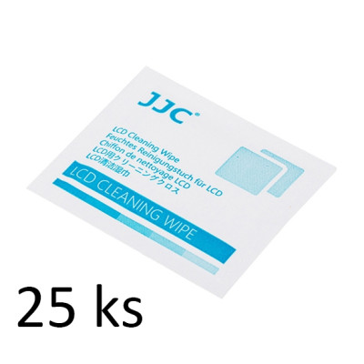 JJC CL-W25 25x vlhčené čistící ubrousky pro optiku