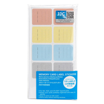 JJC štítky pro popis SD karet SDSL-120