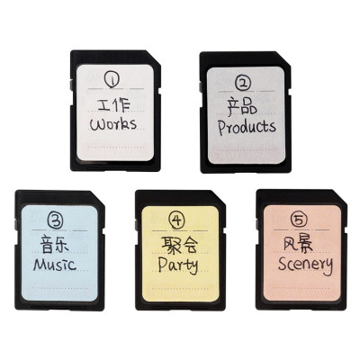 JJC štítky pro popis SD karet SDSL-120