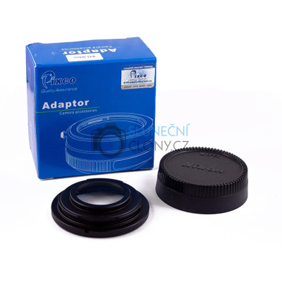 Pixco redukce M42 pro Nikon s optikou + krytka