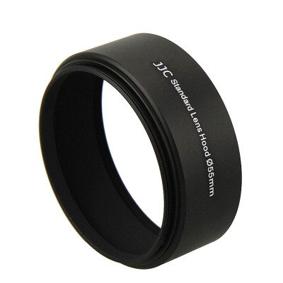 JJC univerzální kovová sluneční clona 55 mm LN-55S